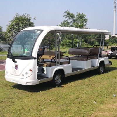 battery or gasoline powered transport tour vehicle with 11 or 14 seats