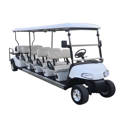 12 or 10 seaters gasoline powered sightseeing car with 350cc powerful engine