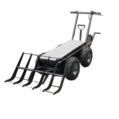 new design 4x4 electric garden wagon cart/plant wagon/garden trolly for heavy transportation