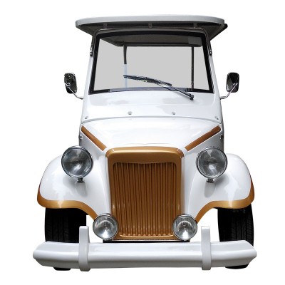 2.CE certified four wheel luxury classic sightseeing fuel retro car is used to carry passengers in scenic spots