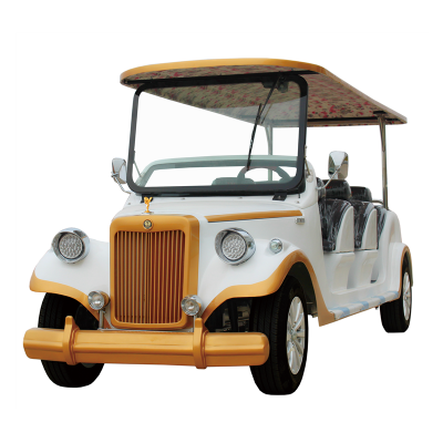 CE certified gasoline powered four wheel luxury classic tourist vintage car for scenic spots to carry passengers