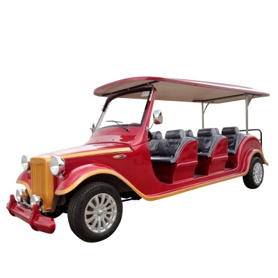 CE certified gasoline powered four-wheel luxury classic tourist vintage car for the hotel reception and carrying guests