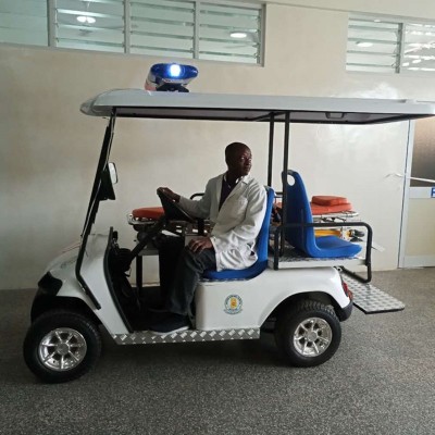 Rescue golf cart for hospital