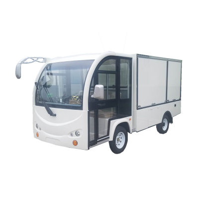 2 seater electric food delivery van for campus/hotel/factory use