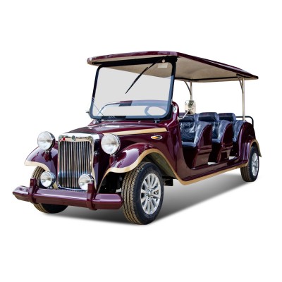 CE approved 8 12 Seaters Antique Car with Electric Powered