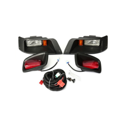 EZGO TXT Golf Cart LED Headlight Tail Light Kit 1996-2013 Gas and Electric